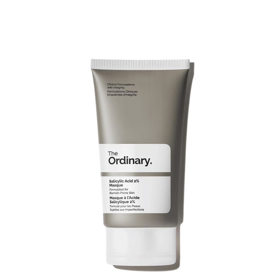 The Ordinary Salicylic Acid 2% Masque with charcoal, amazonian clay, and squalane
